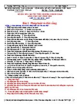 Bộ câu hỏi & bài tập trắc nghiệm khách quan môn Giáo dục công dân Lớp 12  Năm học 2016-2017 - Trường THPT Chu Văn An